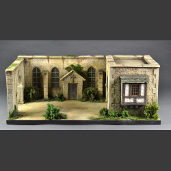 Church facade - diorama 