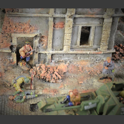 Reich Chancellery ruin - diorama
