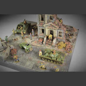 Reich Chancellery ruin - diorama