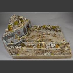 Desert bunker fortification - Diorama
