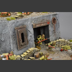 Desert bunker fortification - Diorama