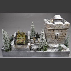 Medieval tower/bridge - diorama 