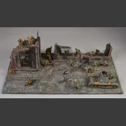 Factory ruin - diorama 