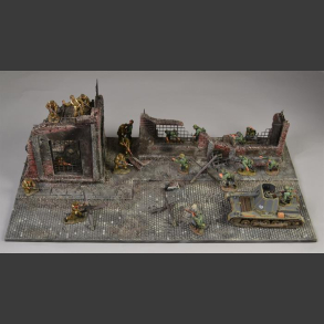 Factory ruin - diorama 