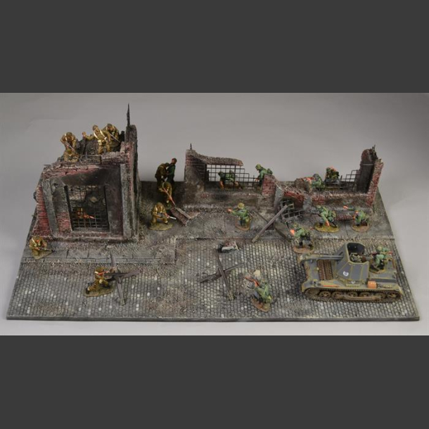 Factory ruin - diorama 