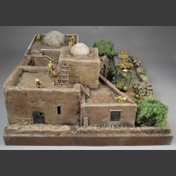 North African village - diorama 