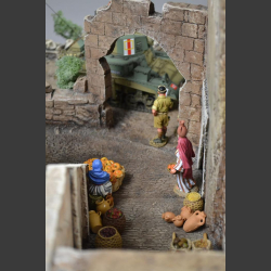 North African village - diorama 