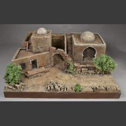 North African village - diorama 