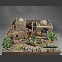 North African village - diorama 