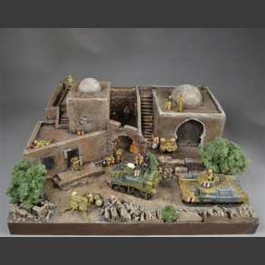 North African village - diorama 