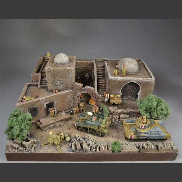 North African village - diorama 