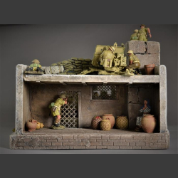 North African wall/house - diorama 
