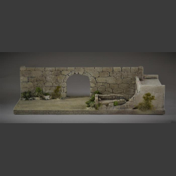 North African wall/house - diorama 