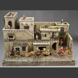 North African city - diorama