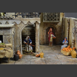 North African city - diorama