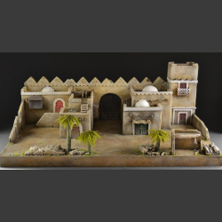 North Afr. trading town - diorama