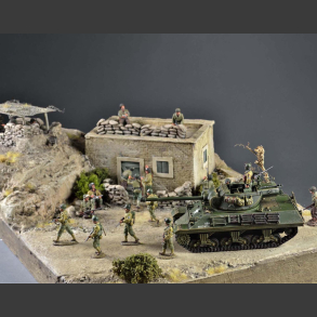 Military outpost - diorama