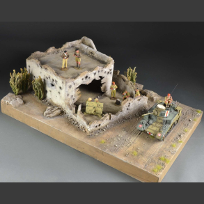 Desert outpost - diorama