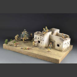 Desert outpost - diorama