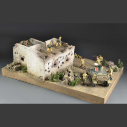 Desert outpost - diorama