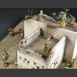 Desert outpost - diorama