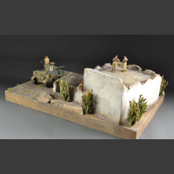 Desert outpost - diorama