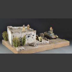 Desert outpost - diorama