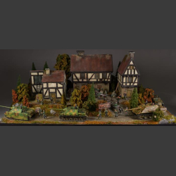 German Farm inn - diorama 