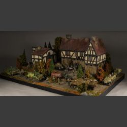 German Farm inn - diorama 