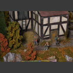 German Farm inn - diorama 