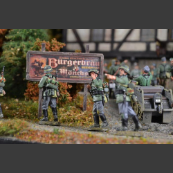 German Farm inn - diorama 