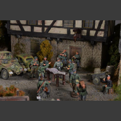 German Farm inn - diorama 