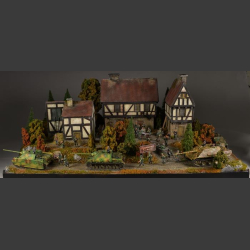German Farm inn - diorama 
