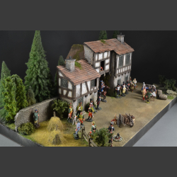 Medieval Farmhouse - diorama 