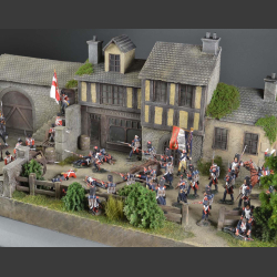 Medieval town - diorama
