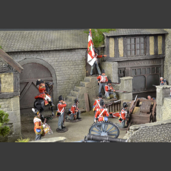 Medieval town - diorama
