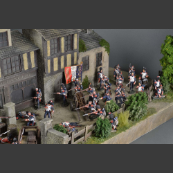 Medieval town - diorama