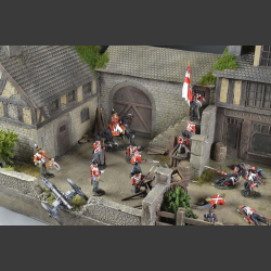 Medieval town - diorama