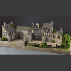 Medieval town - diorama