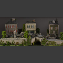 French/Belgian city - diorama 