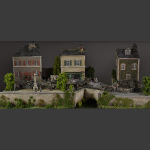 French/Belgian city - diorama 