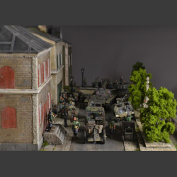 French/Belgian city - diorama 
