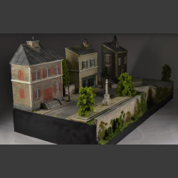 French/Belgian city - diorama 