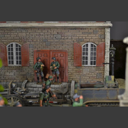 French/Belgian city - diorama 