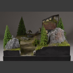 Medieval Village - diorama 