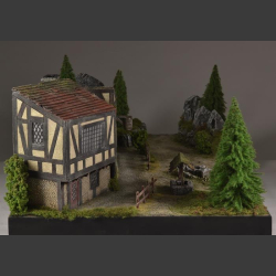 Medieval Village - diorama 