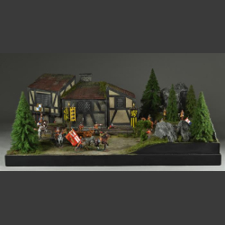 Medieval Village - diorama 