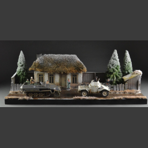 Russian farmhouse - diorama