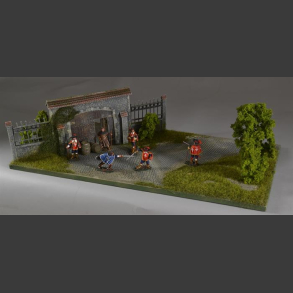 Gate-wall - diorama 