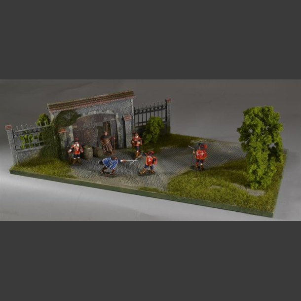 Gate-wall - diorama 